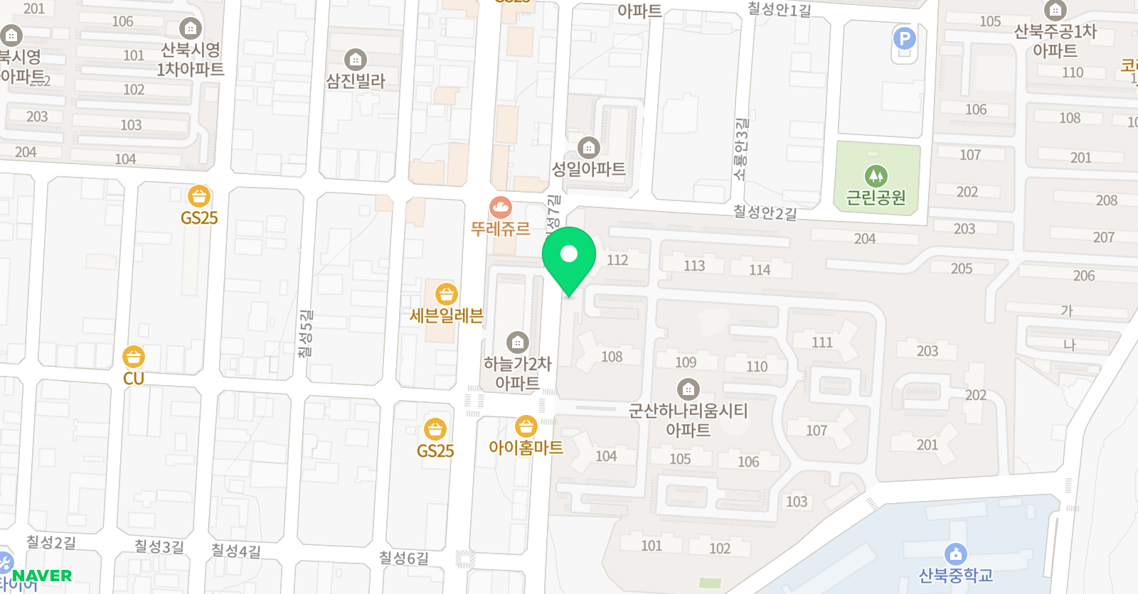 뉴뮤즈 피아노학원 위치