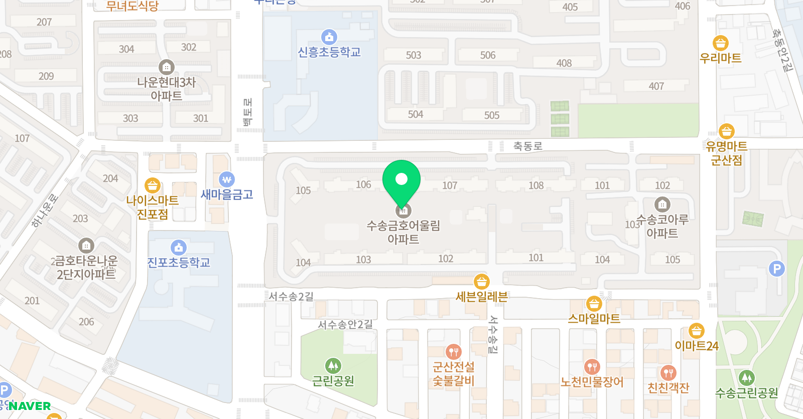 솔루니 어울림홈스쿨 위치