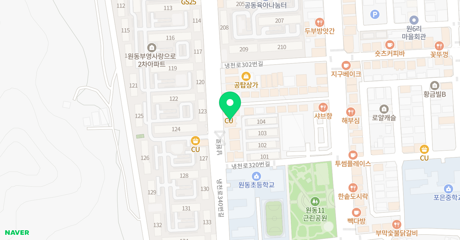 잉글리시아이 문덕 영어학원 위치