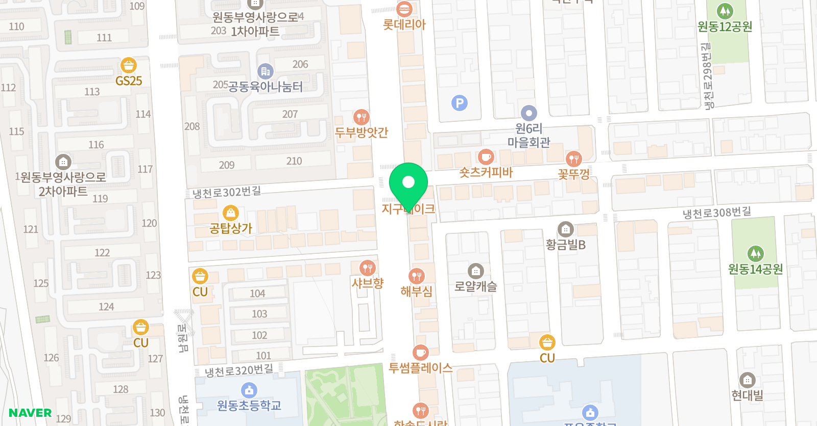리발 레학원 위치