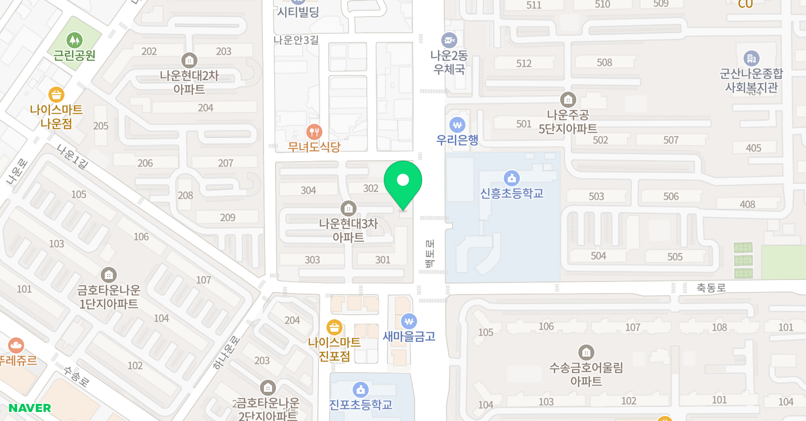 현대 피아노학원 위치