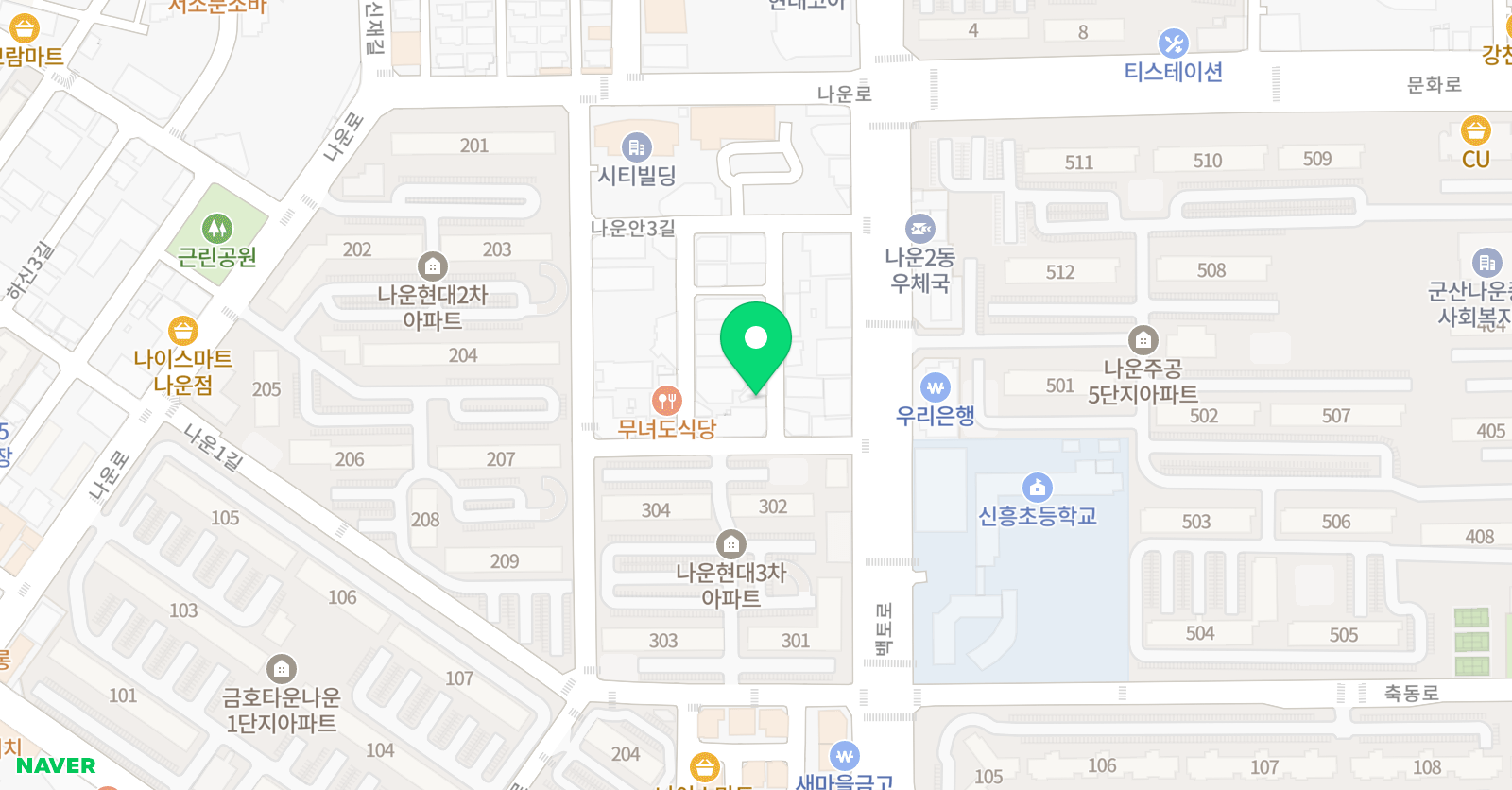 대세 학원 위치