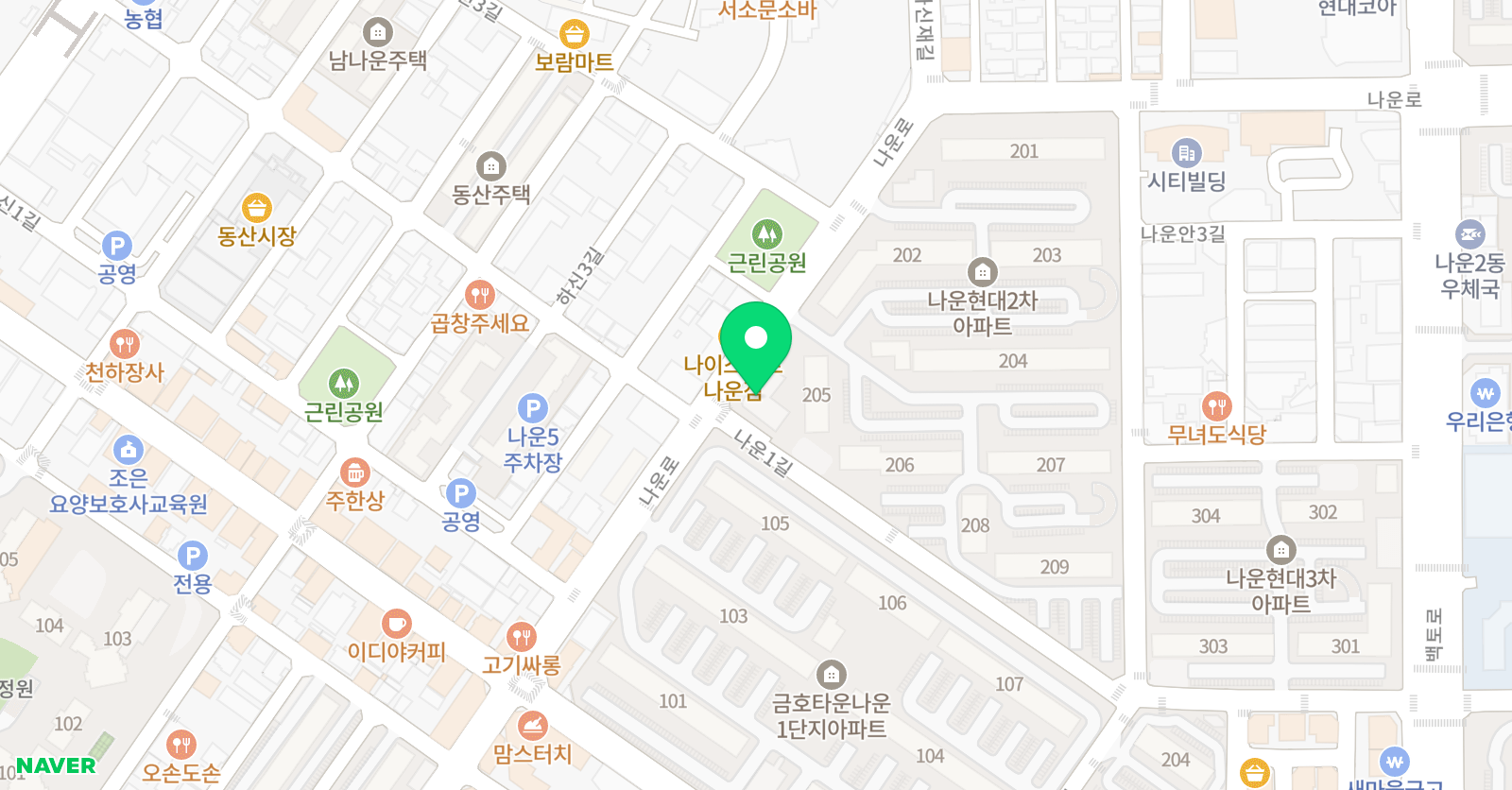 바른스터디 수학교습소 위치