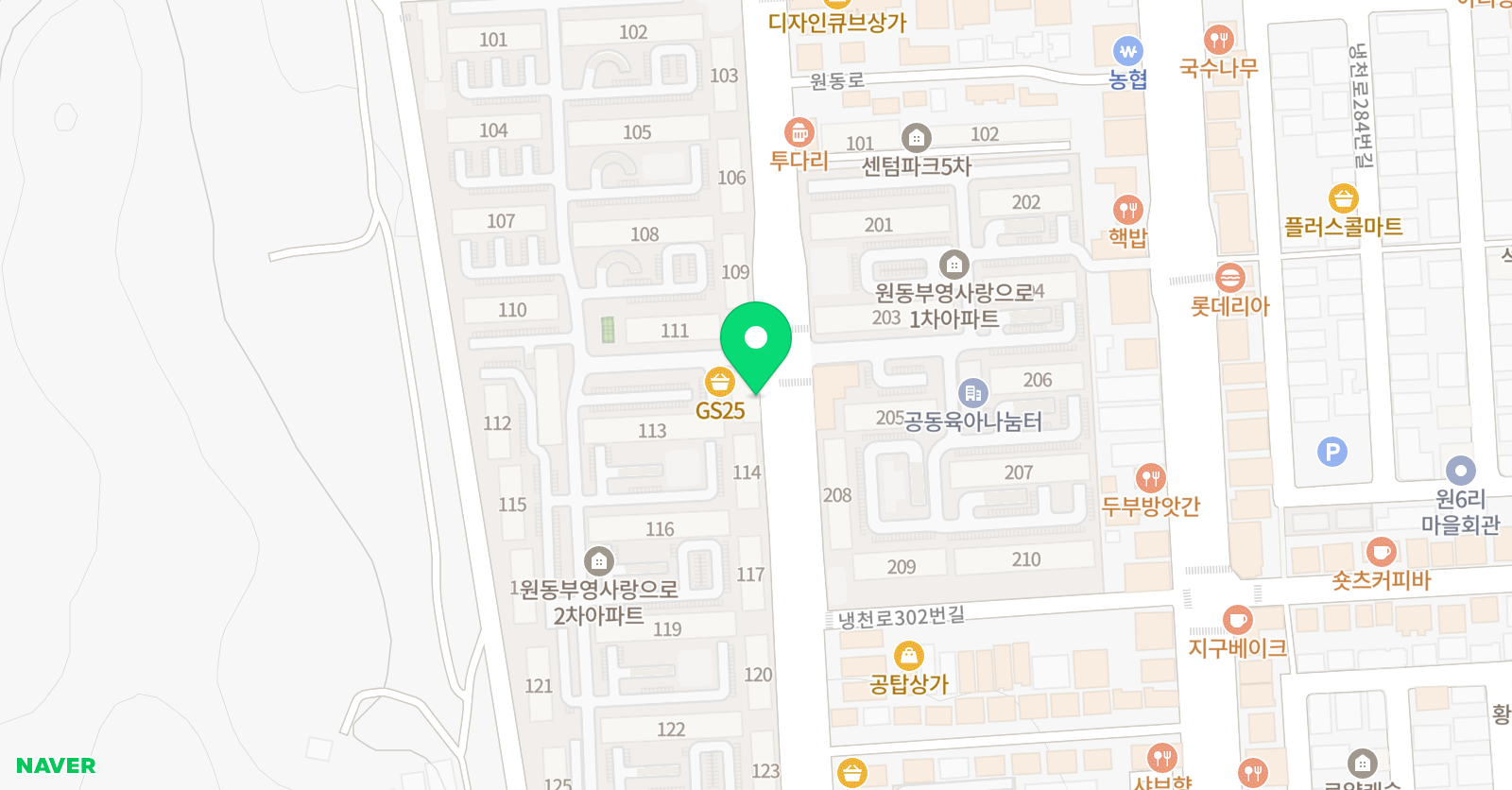 그림숲 미술교습소 위치
