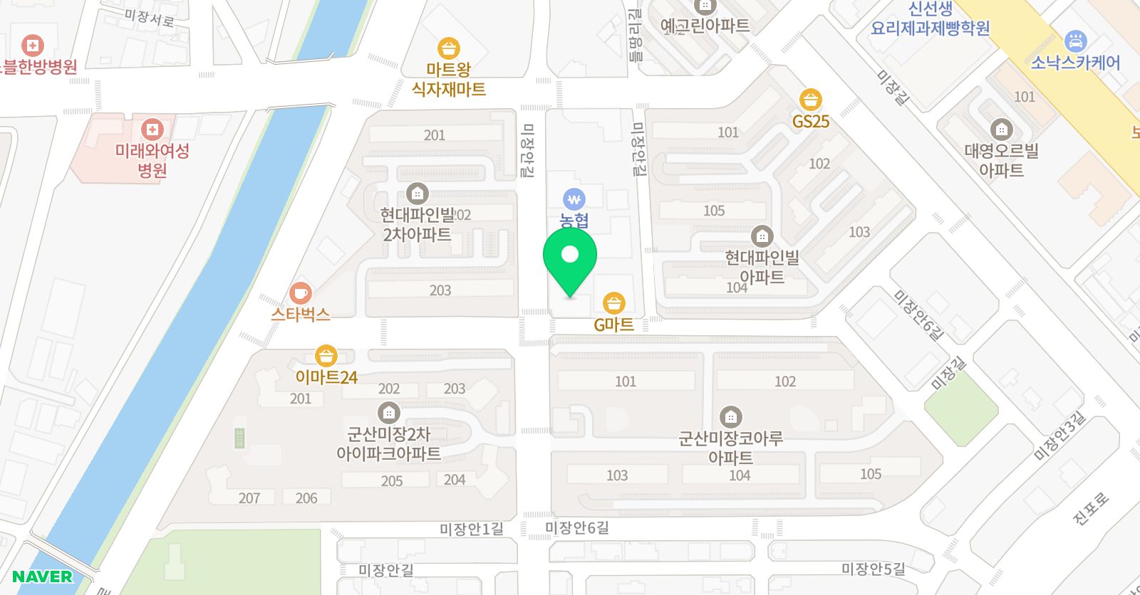 삼성영어수학미장학원 위치