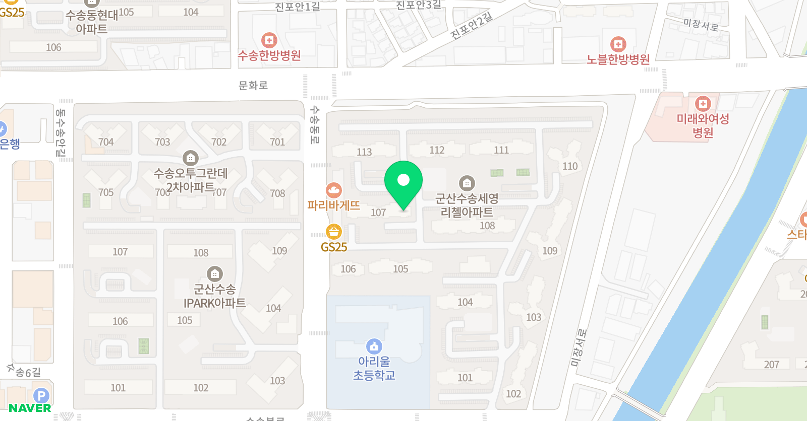 작은붓큰꿈 문은숙미술홈스쿨 학원 위치