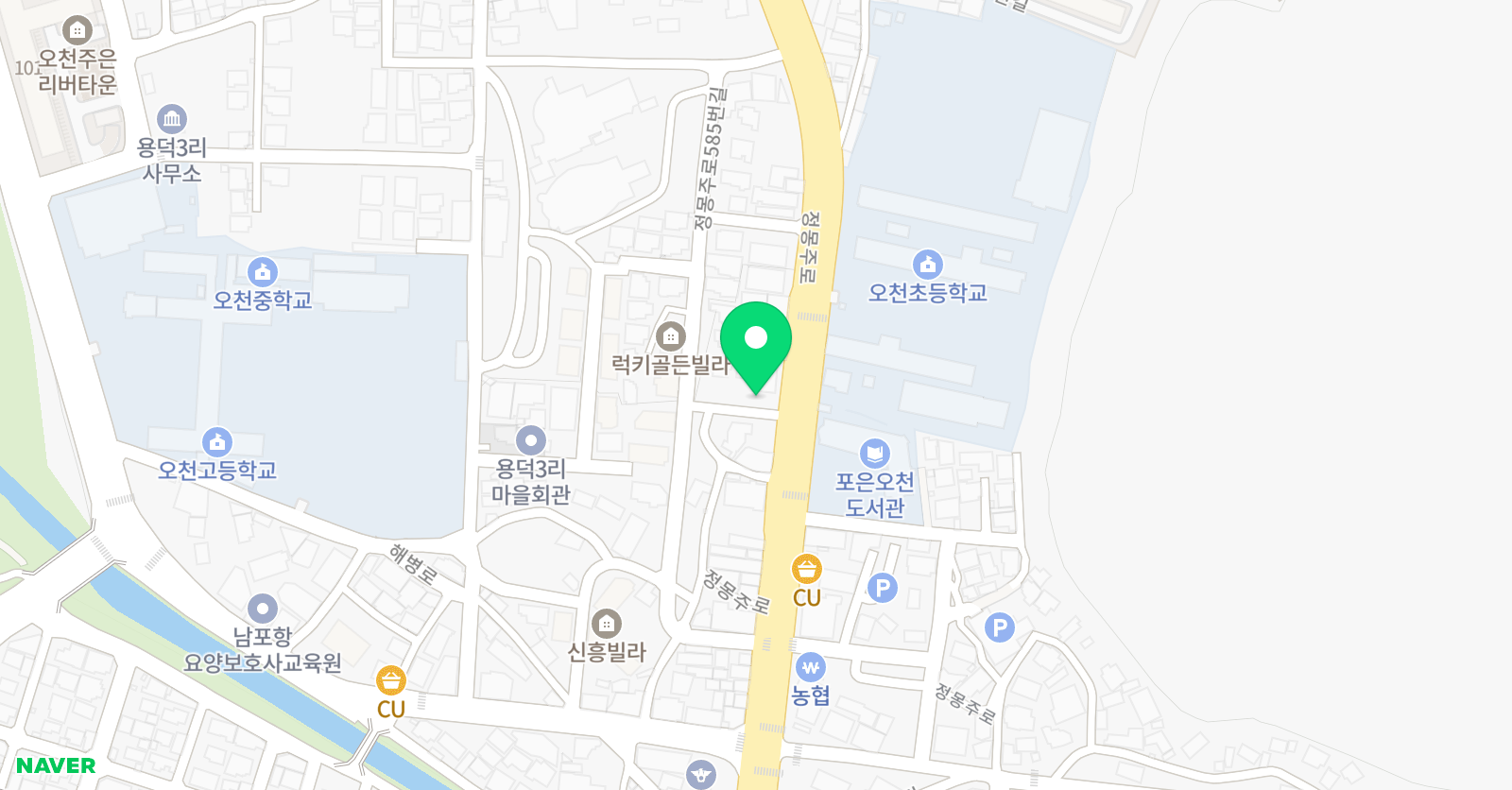 늘푸른 영수학원 위치
