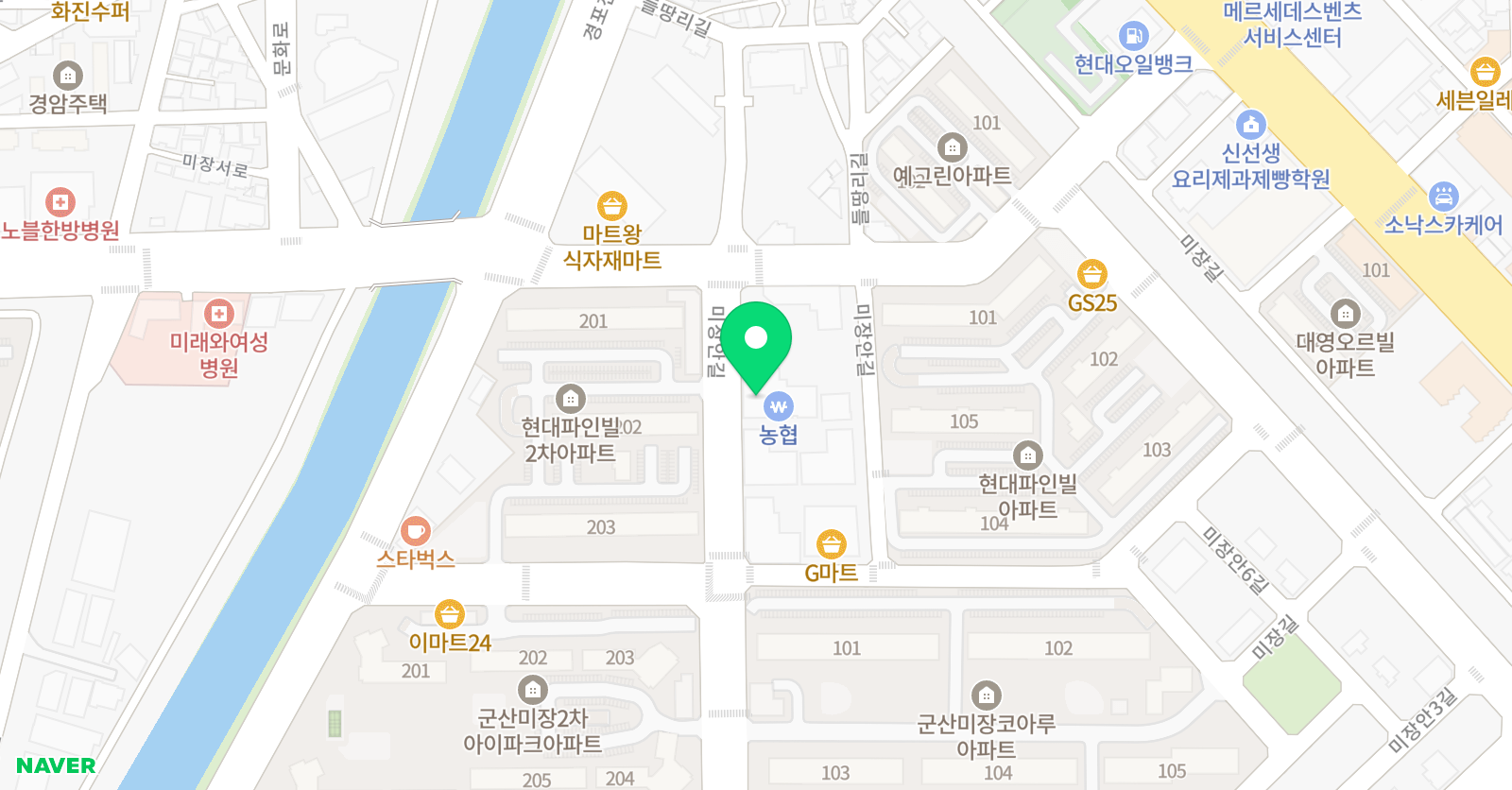 송재영 수학영어전문학원 위치