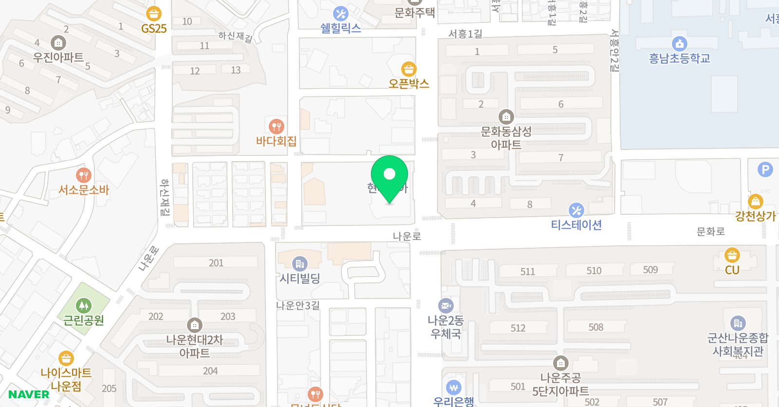 미가엘 실용음악학원 위치