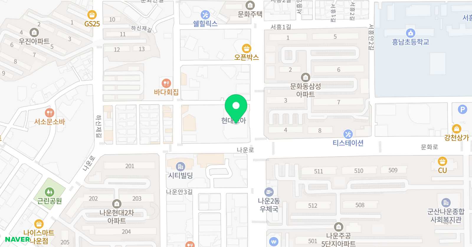 리더스 종합학원 위치