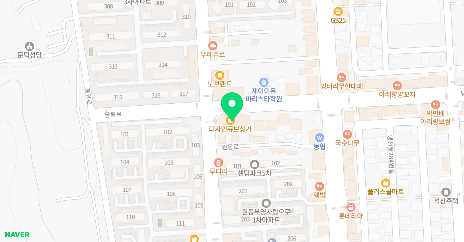 신프라임 수학학원 위치