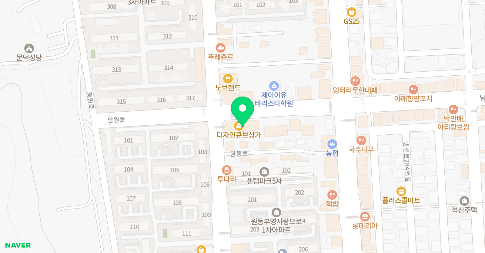 책통클럽 포항문덕센터 위치