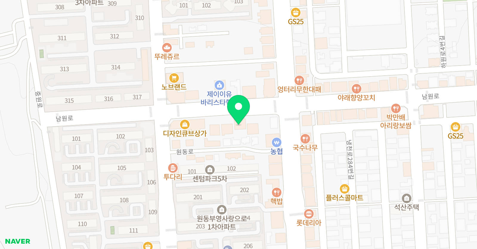갤러리 미술학원 위치