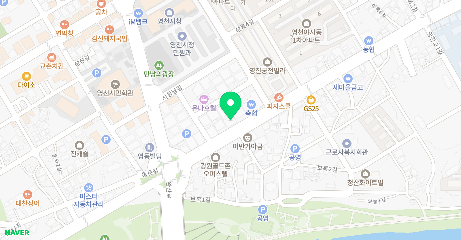 시매쓰 영천점 위치