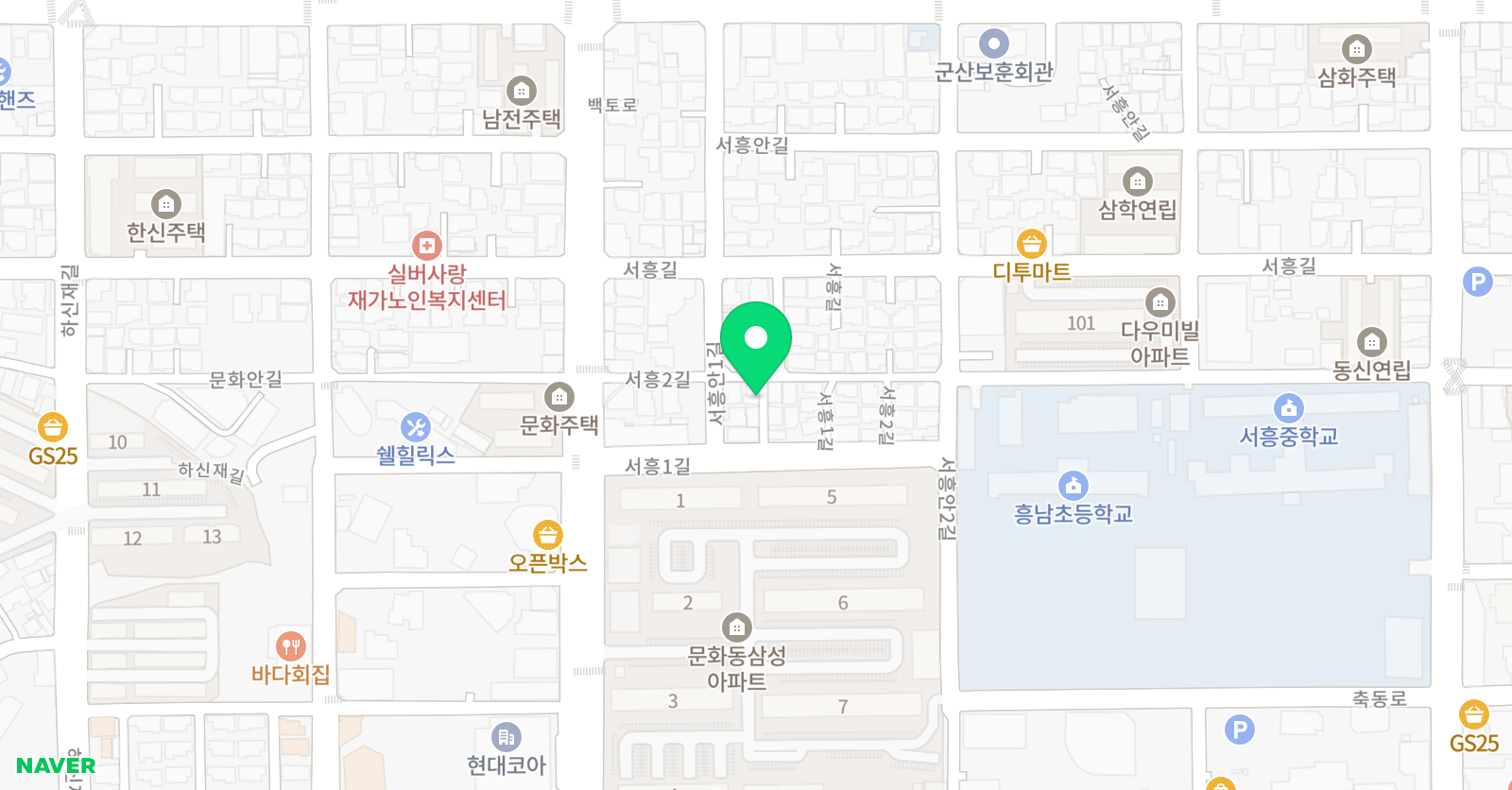 인원서당 한문학원 위치