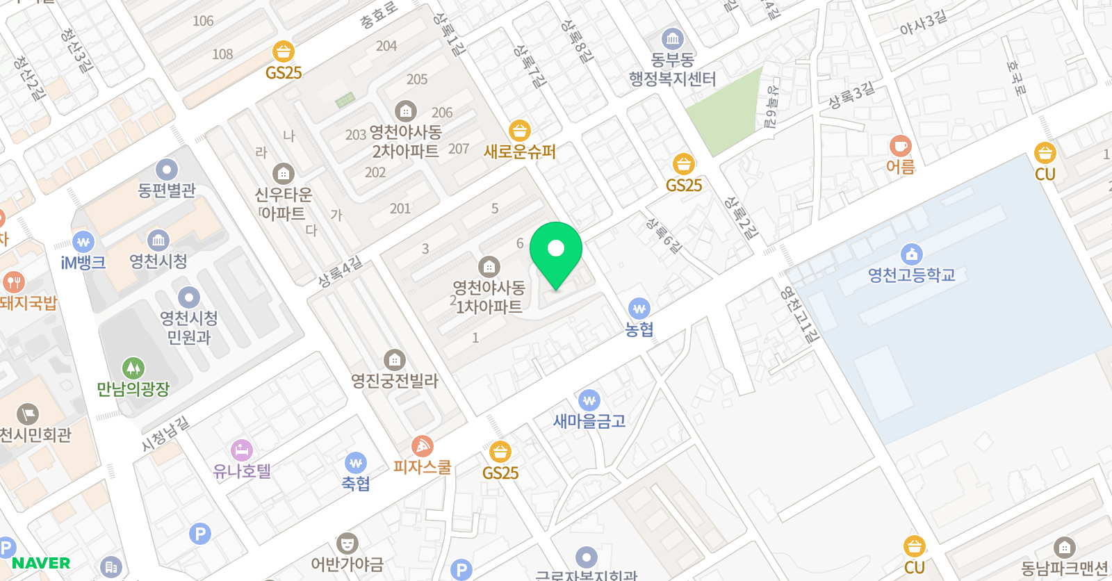 뮤아틀리에 미술교습소 위치