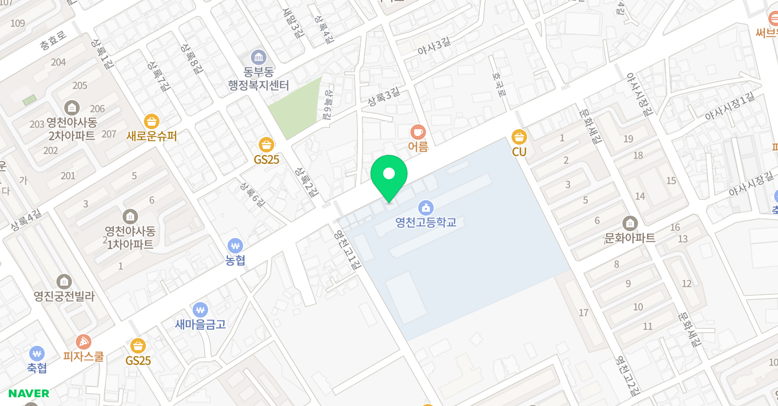 한우리 독서논술학원 위치