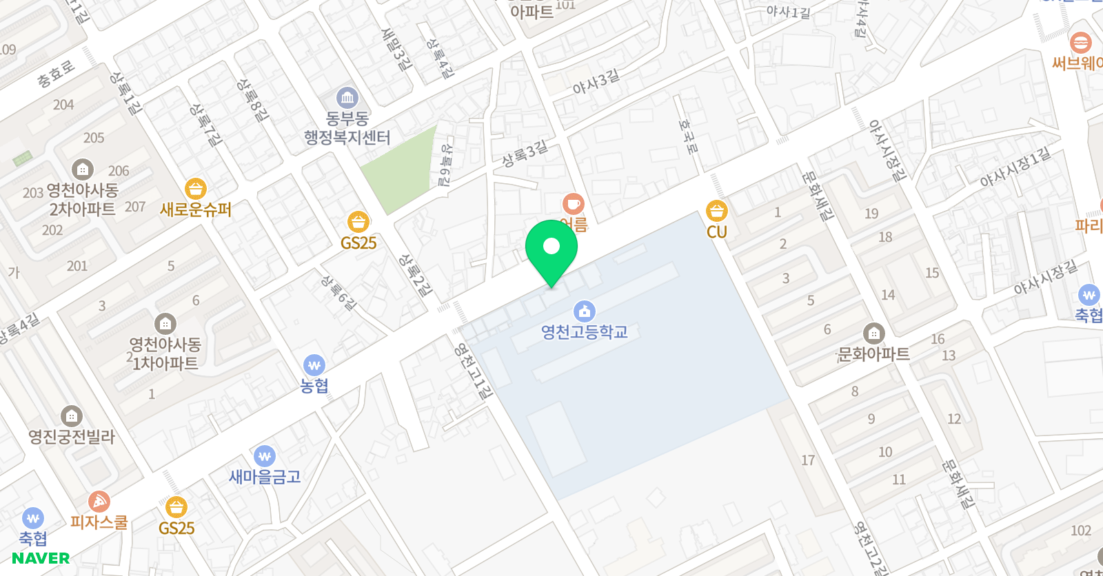 라이크이스턴 외국어학원 위치