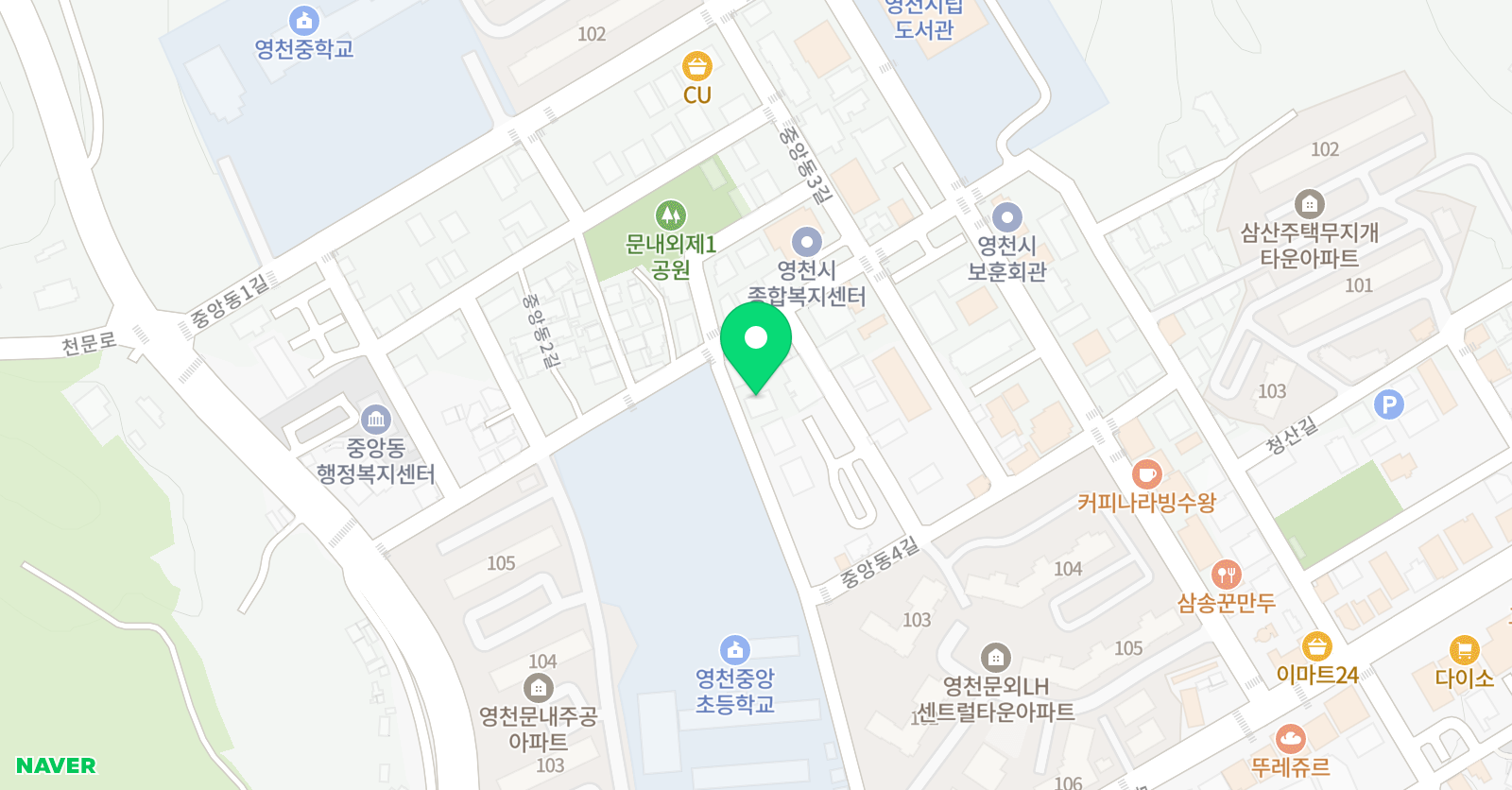 박선생 수학 위치