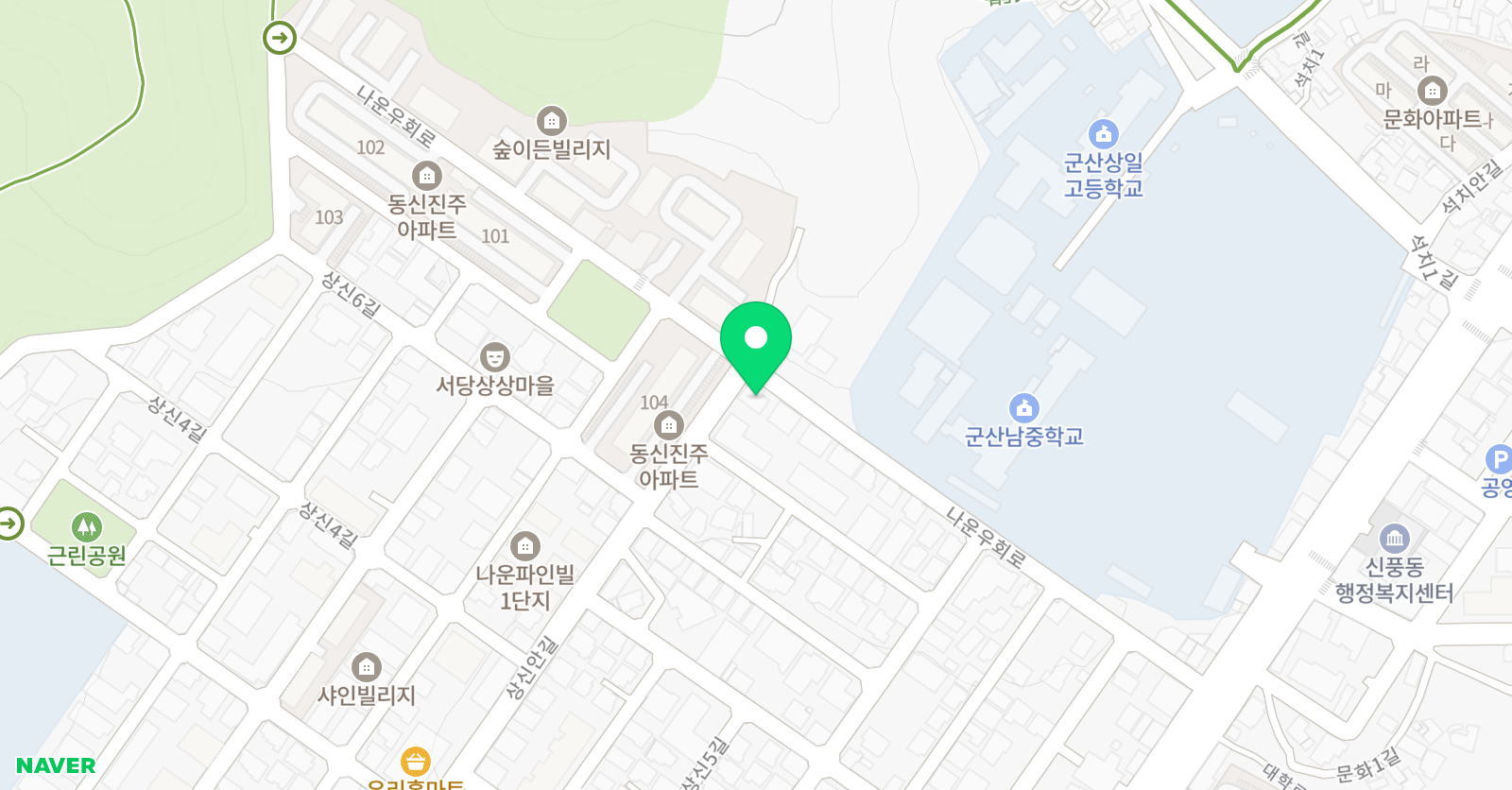청솔 종합학원 위치