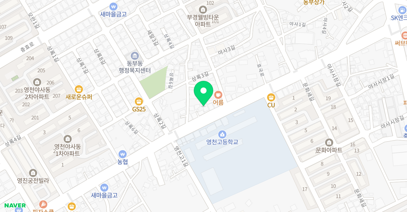 이데아 미술학원 위치