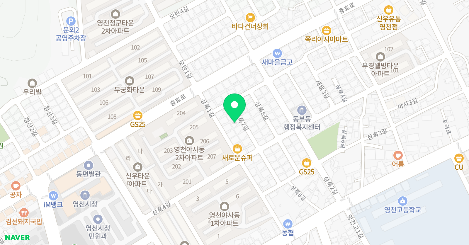 송쌤수학 위치