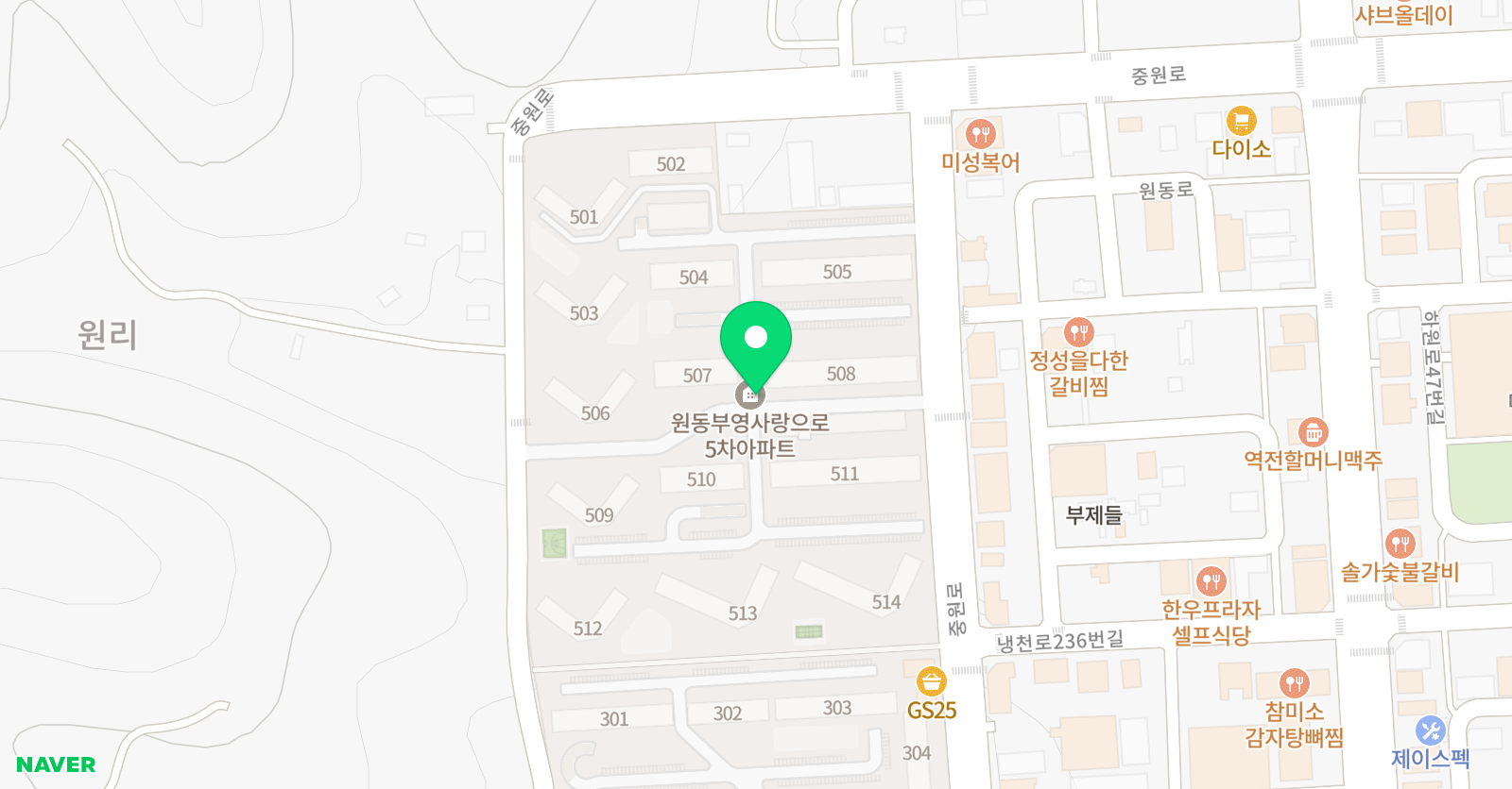 영어쑥쑥 포항점 위치