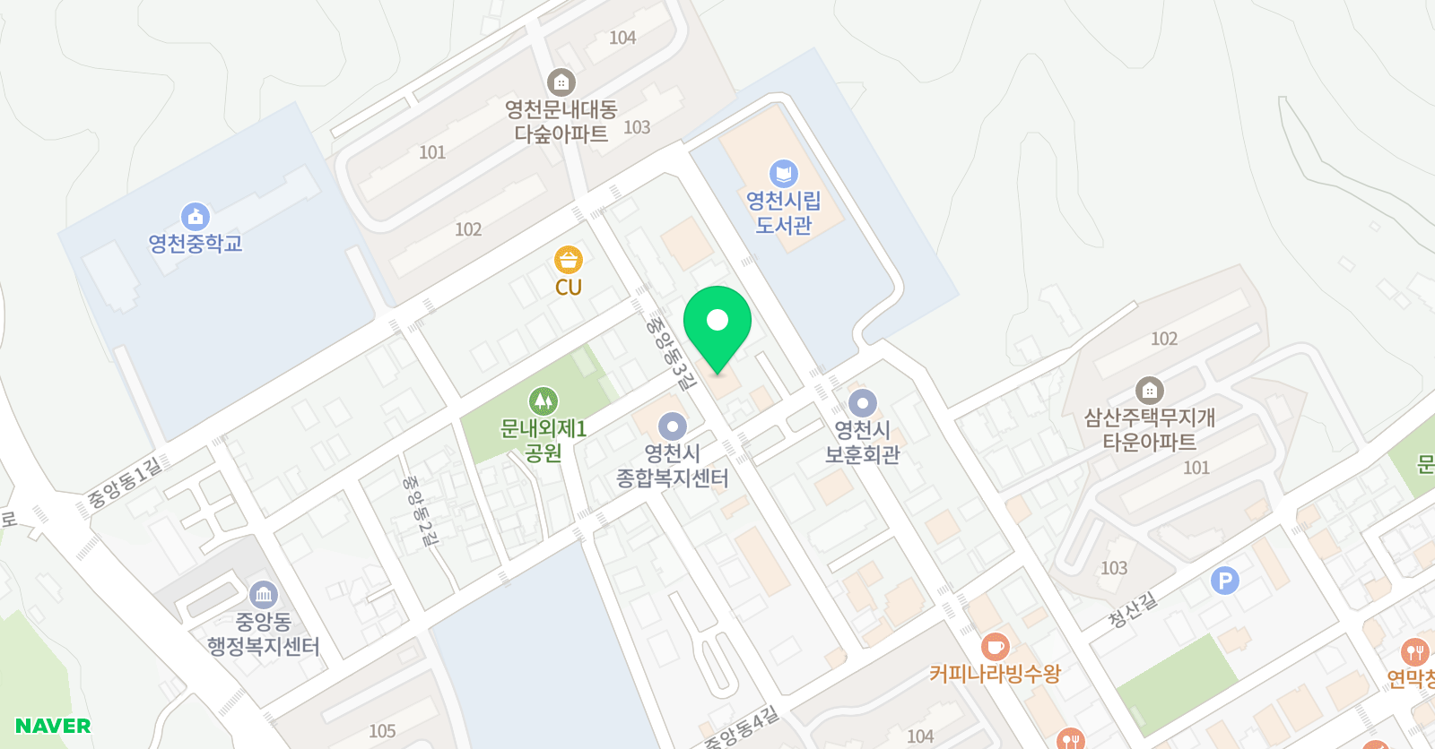 엠베스트se 영천점 위치