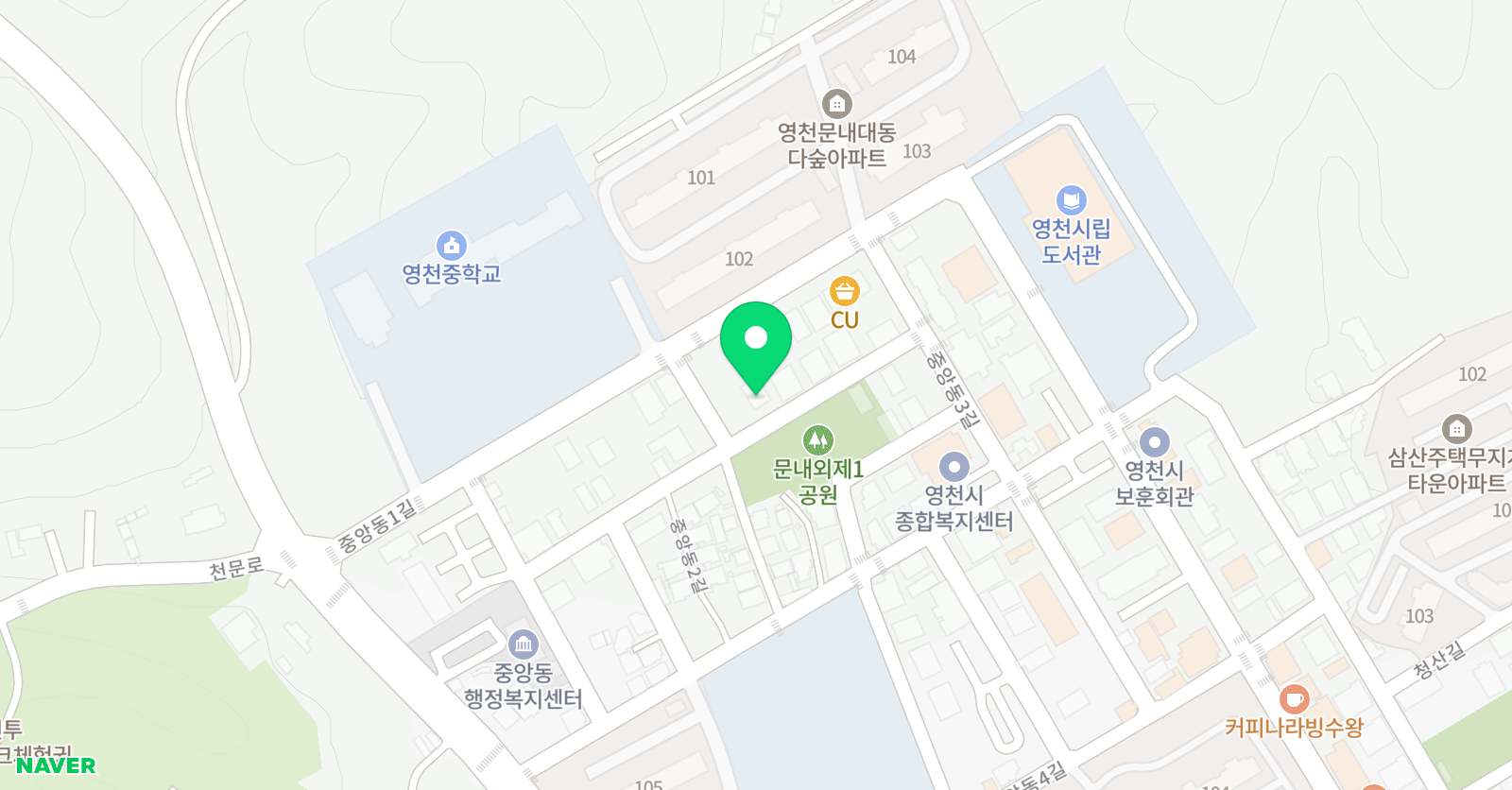 권쌤 수학학원 위치