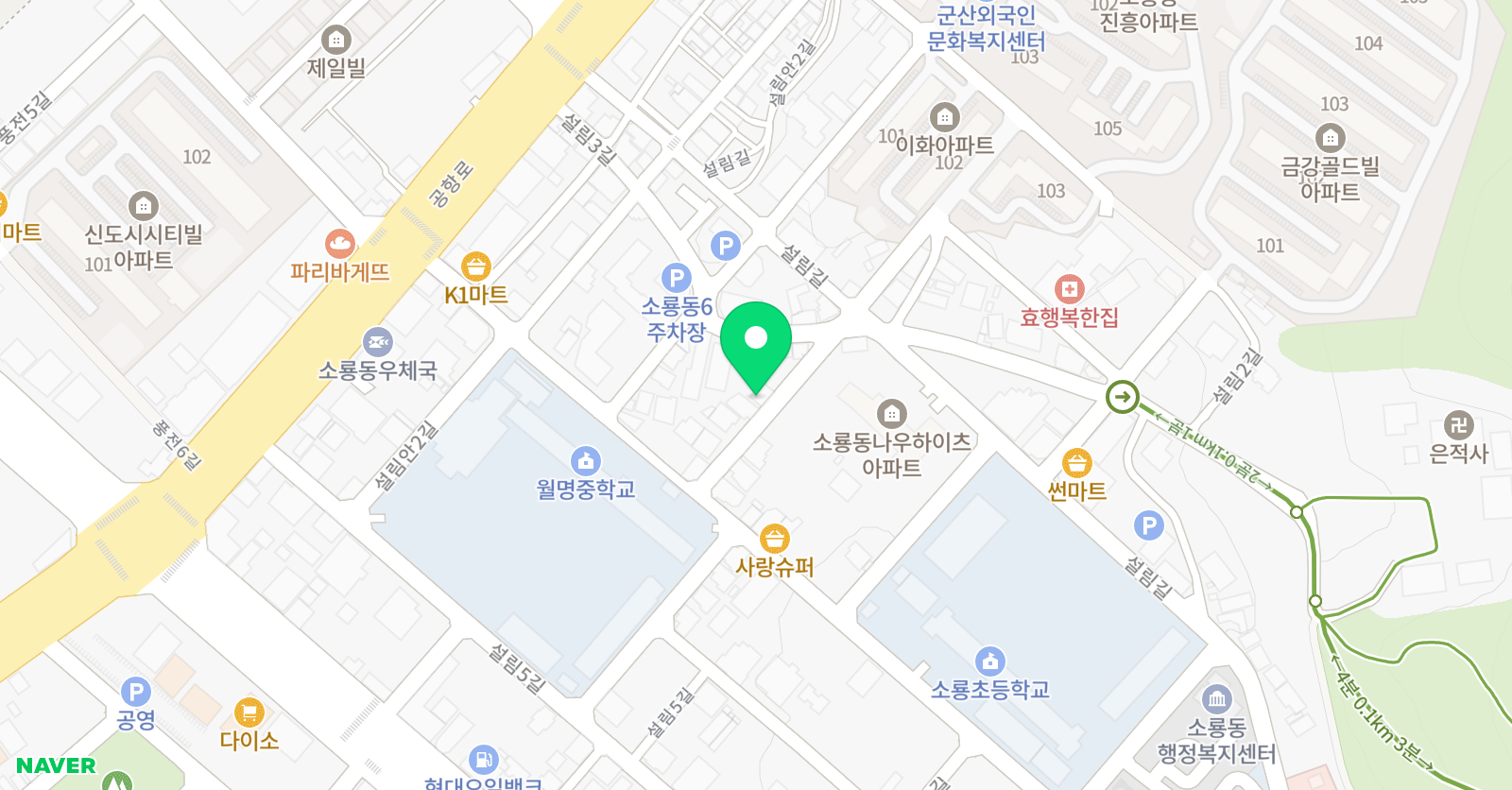 참좋은 학원 위치