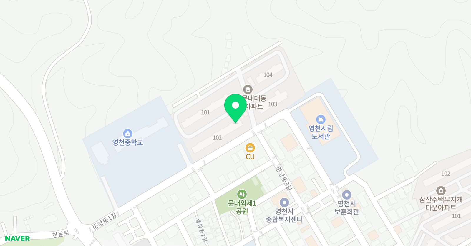 기탄 사고력교실 영천중앙 다숲교실 위치
