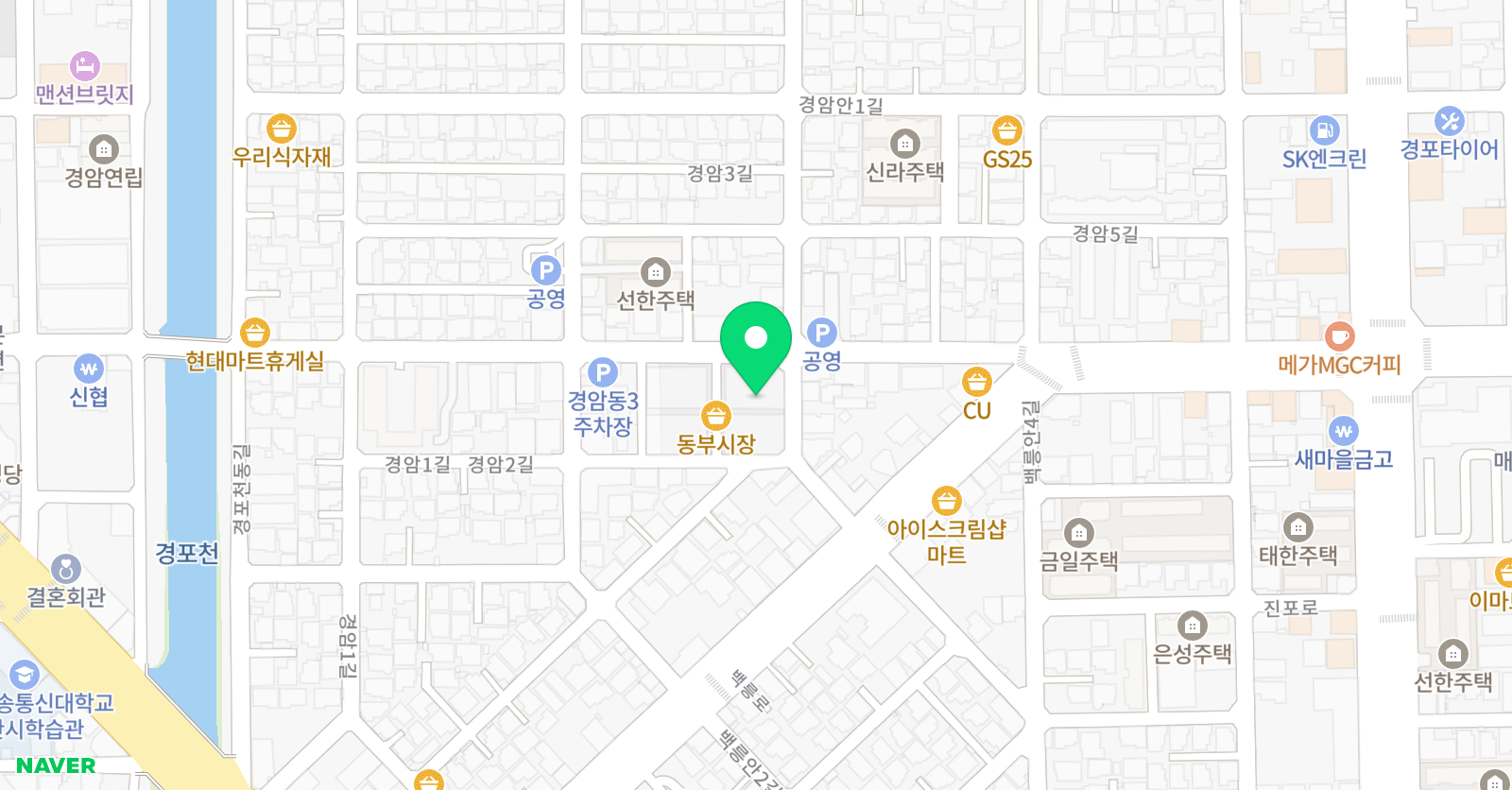 협동조합제이케이 스포츠클럽 위치