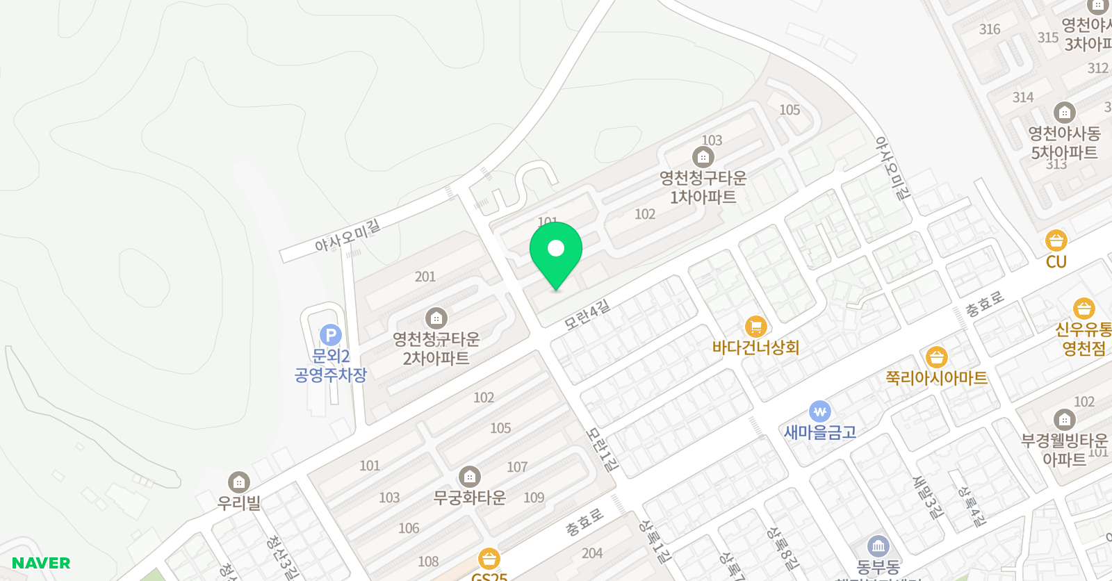 소리엘 음악교습소 위치
