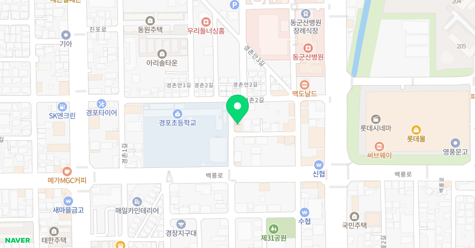 현승태권도 위치