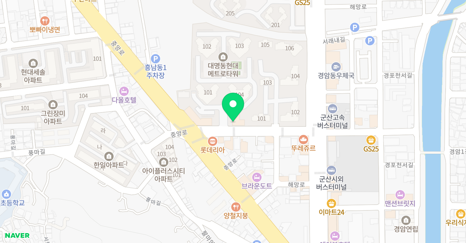 딥매쓰 수학학원 위치