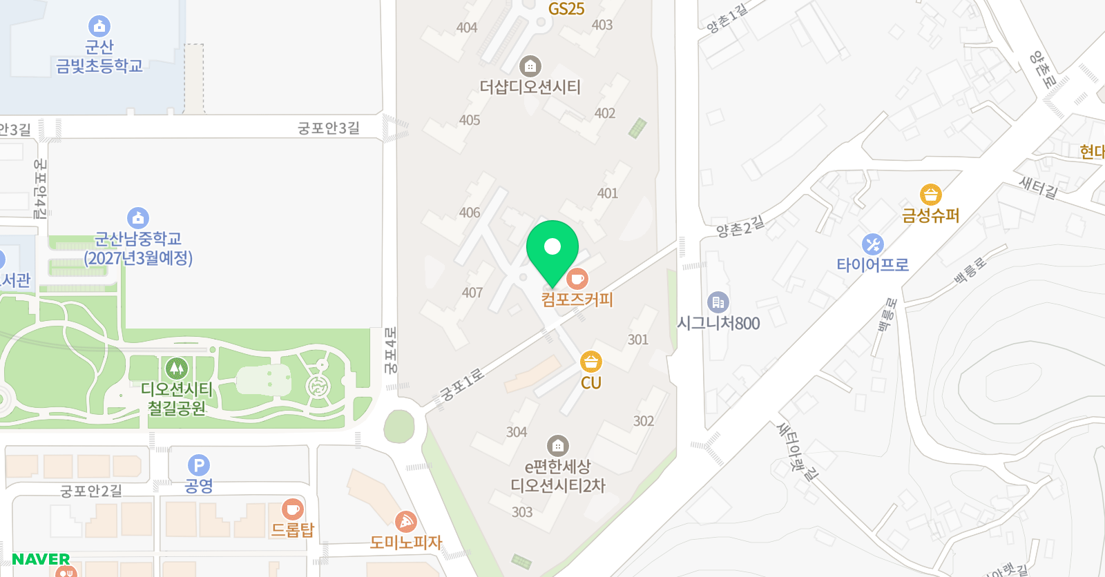 마스터 수학학원 위치
