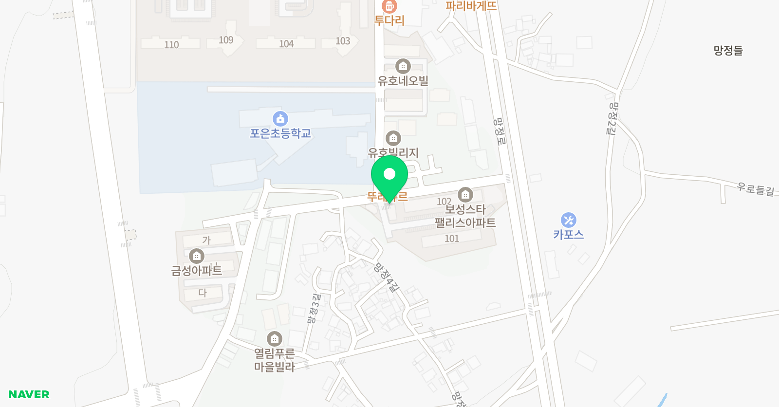 EiE고려대 어학원 포은캠퍼스 위치