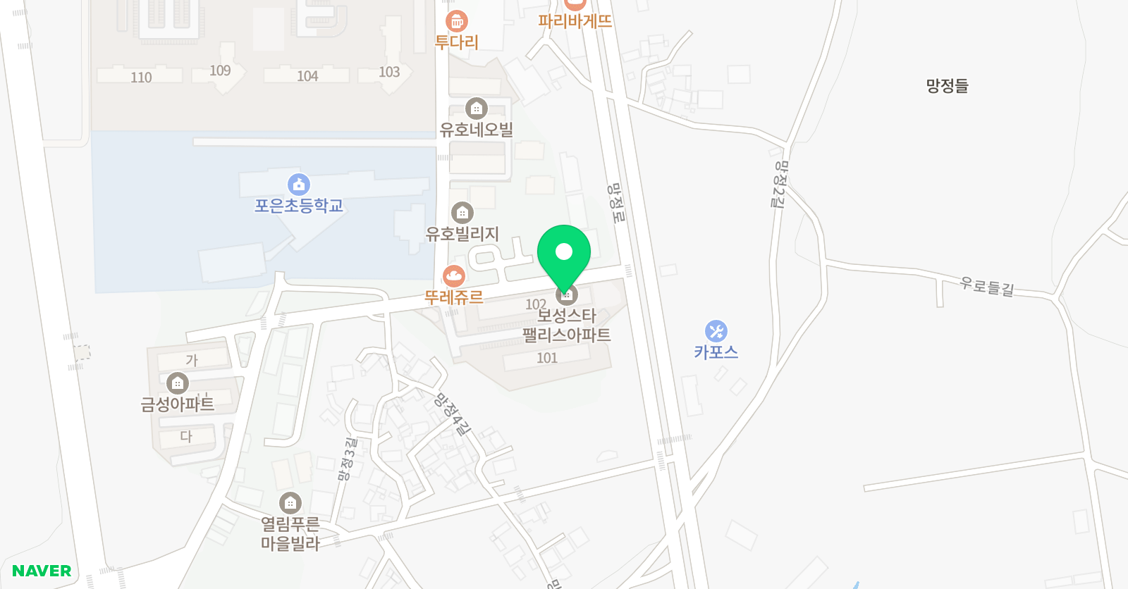 허 국어학원 위치