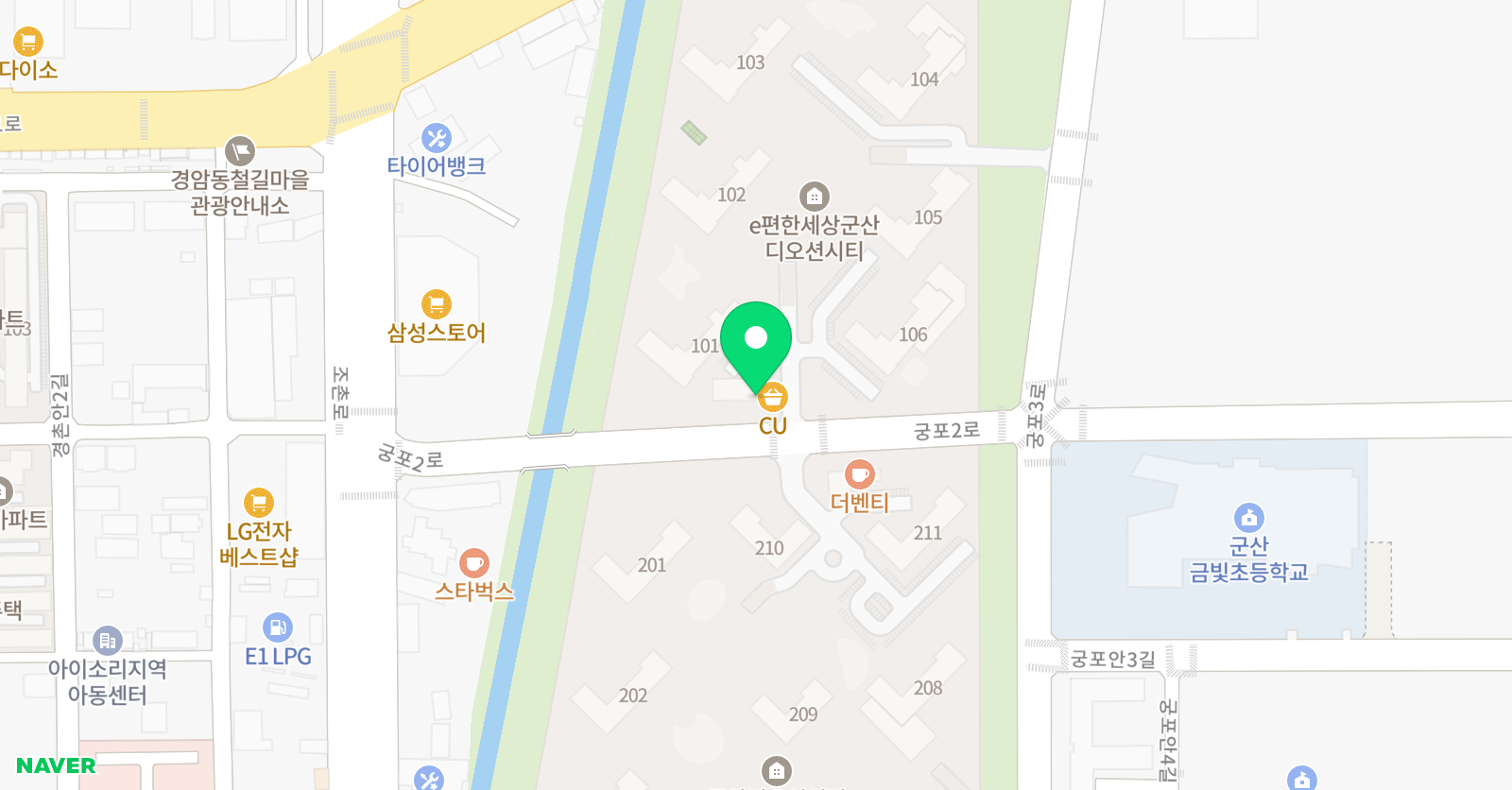 솔루니 논술 군산디오션교습소 위치