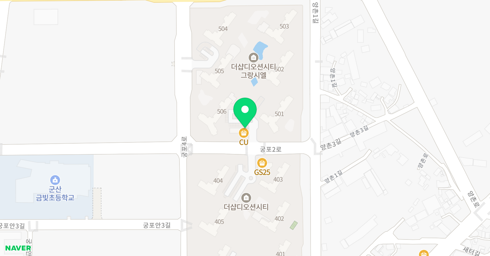 필아트 미술 군산디오션교육센터 위치
