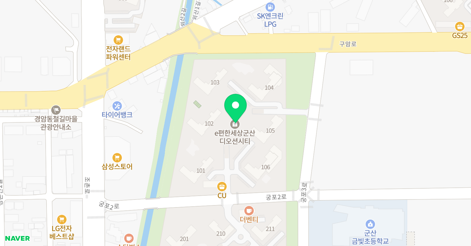 윤선생 우리집앞영어교실 조촌E편한공부방 위치