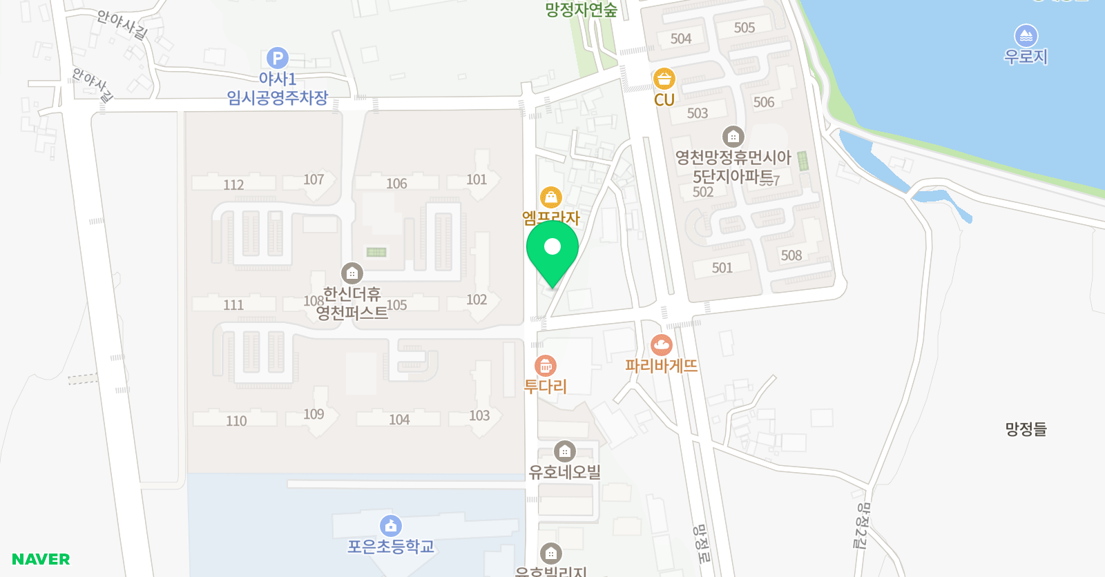 혁신 삼성 태권도 위치