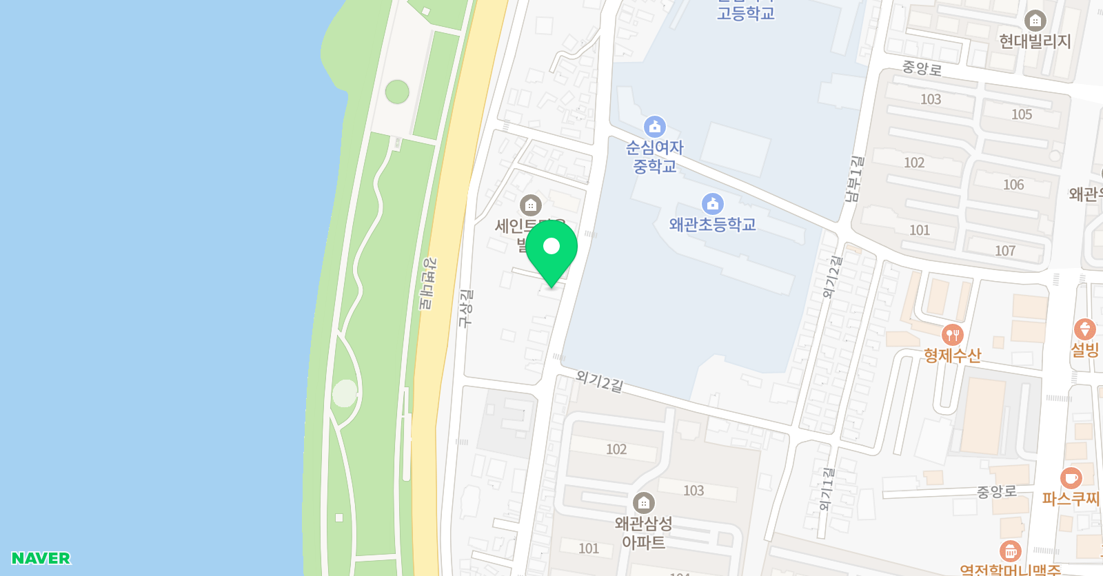 윤선생우리집앞영어교실 왜관교습소 위치