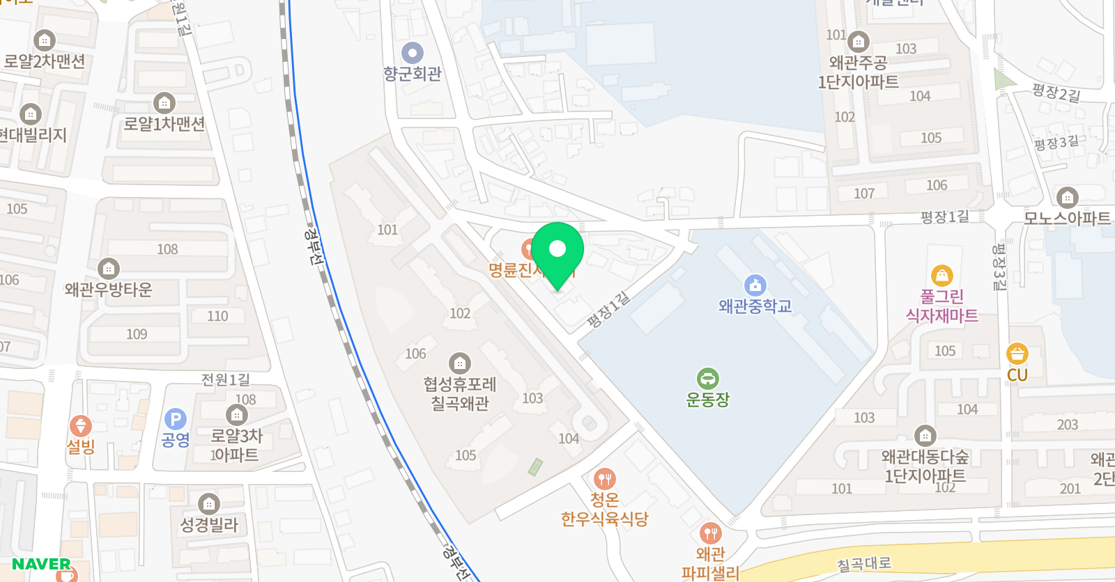 리드인 동부초휴포레점 위치