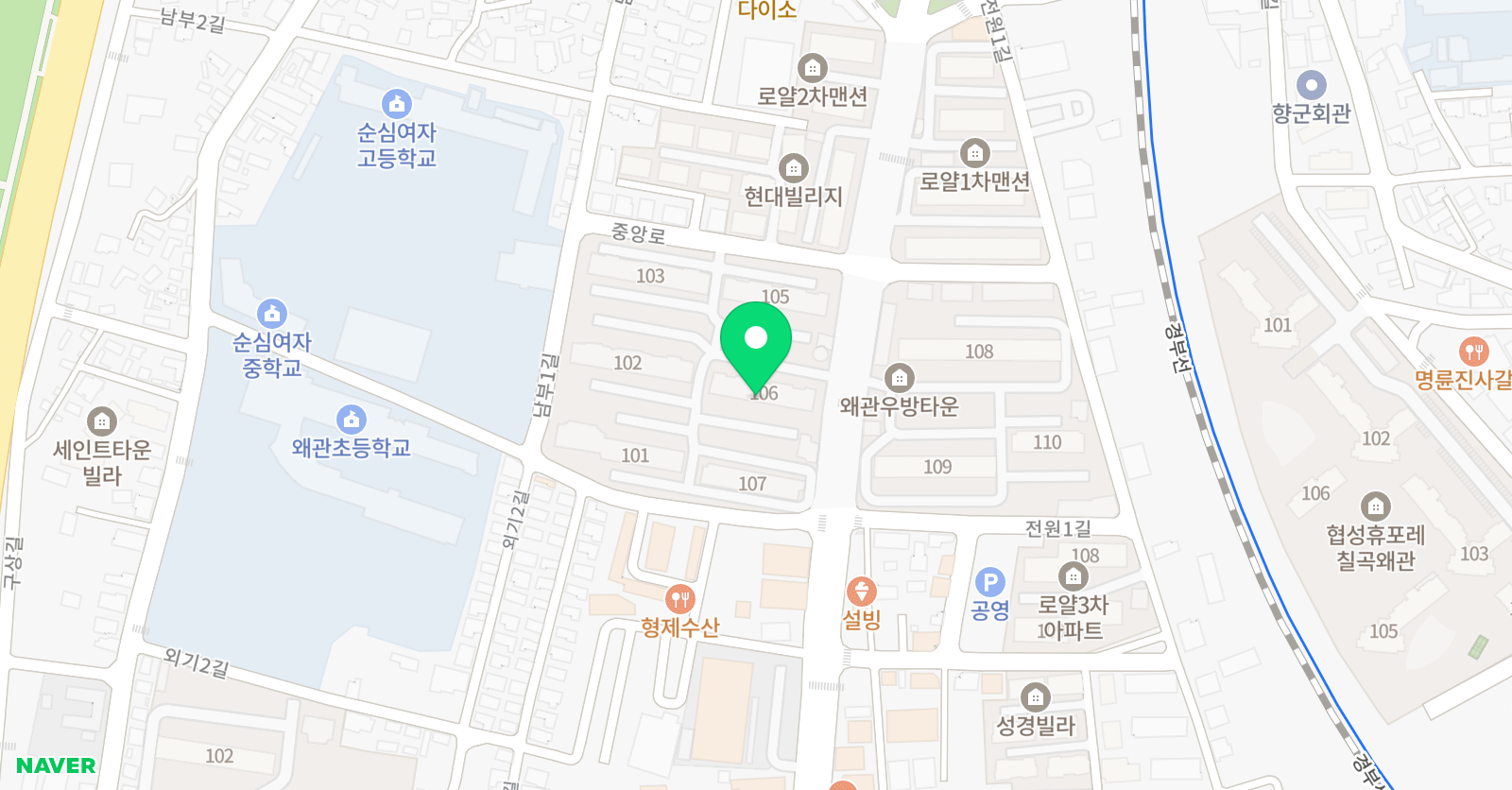 조이 영어 위치
