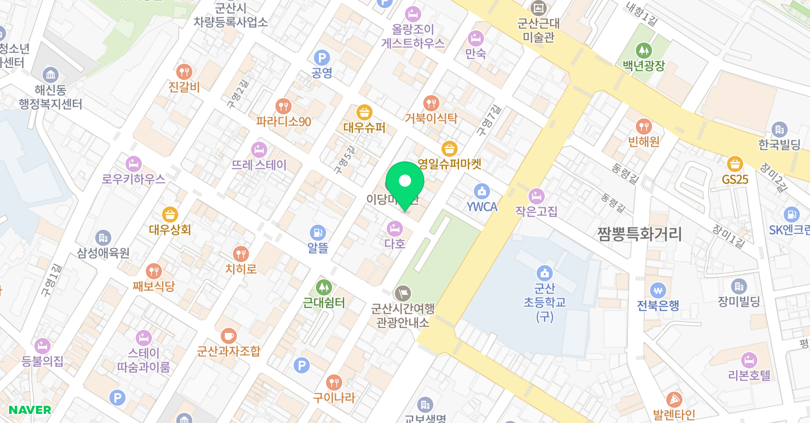 사랑유리공방 위치
