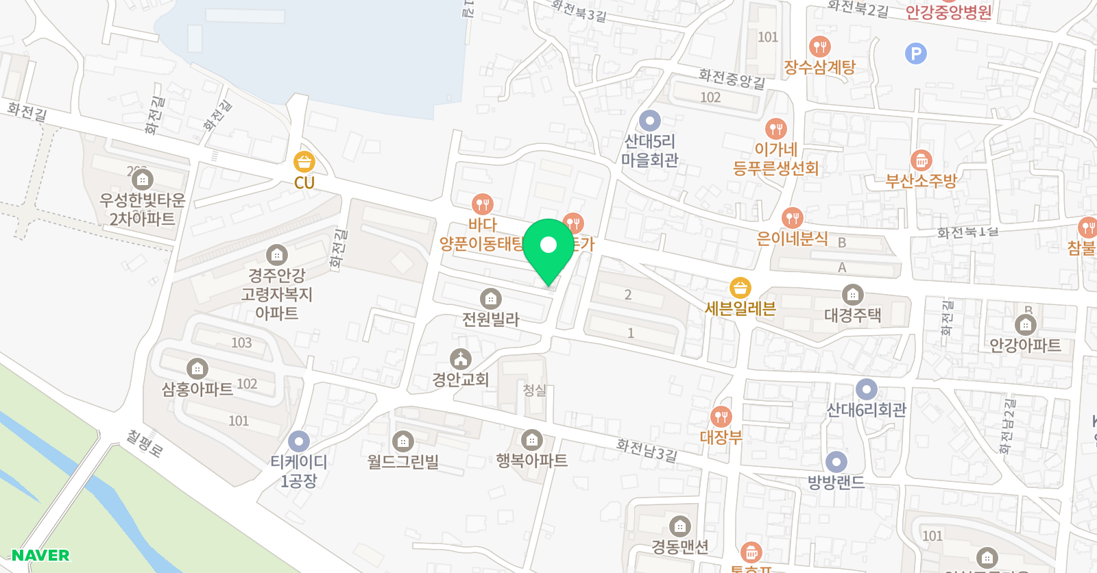튜터오쌤 영어 위치