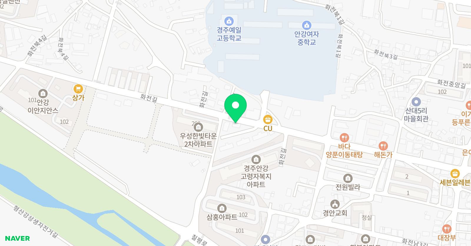 김사랑 음악학원 위치