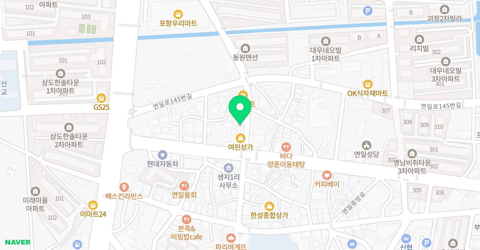 연일미래수학 위치