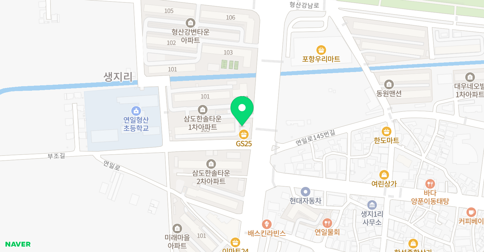 해피 수학교습소 위치